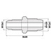 Соединитель M10x1.0 / M12x1.0 (латунь)