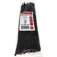 Кабельная стяжка 4*300 APRO (100 шт.)