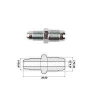 Соединитель M10x1.0 / M12x1.0 (сталь)