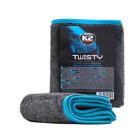Полотенце K2 Twisty Pro из микрофибры для сушки ЛКП, 40x60см (D0224) 600 г/м²
