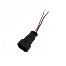 Роз'єм герметичний DJ7021-1.5 2pin (male) тип Valtek з проводами