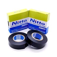 Изолента ПВХ Nitto Tape Тайвань 19х0.13мм 25 м черная