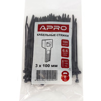 Кабельная стяжка 3*100 APRO (100 шт.)