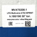 Мультиклапан Tomasetto AT02, H180/190-30, R67-01 тороїд. внутр. з котушкою D6мм