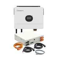 Комплект инвертор  Growatt 6 квт + аккумулятор Sunwoda Atrix 5 kwt + провода