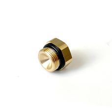 Заглушка для редуктора Kme Gold (M14x1) латунь