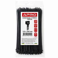 Кабельная стяжка 3.6 х250 APRO (100 шт.)