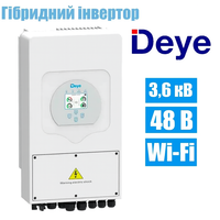Гибридный 1-фазный низковольтный инвертор DEYE  3.6 кВт