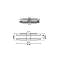Соединитель M10x1.0 / M10x1.0 (сталь)