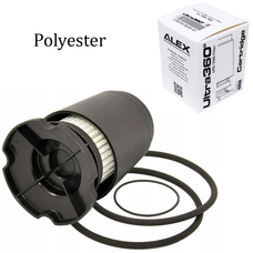 Вкладыш-фильтр ALEX ULTRA 360 polyester (Оригинал) + 3шт  уплотнителя d57, d57, d30